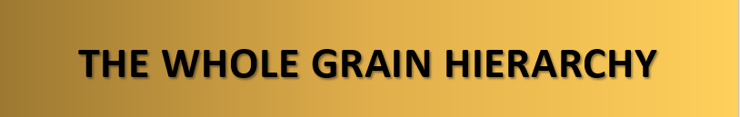 THE WHOLE GRAIN HIERARCHY